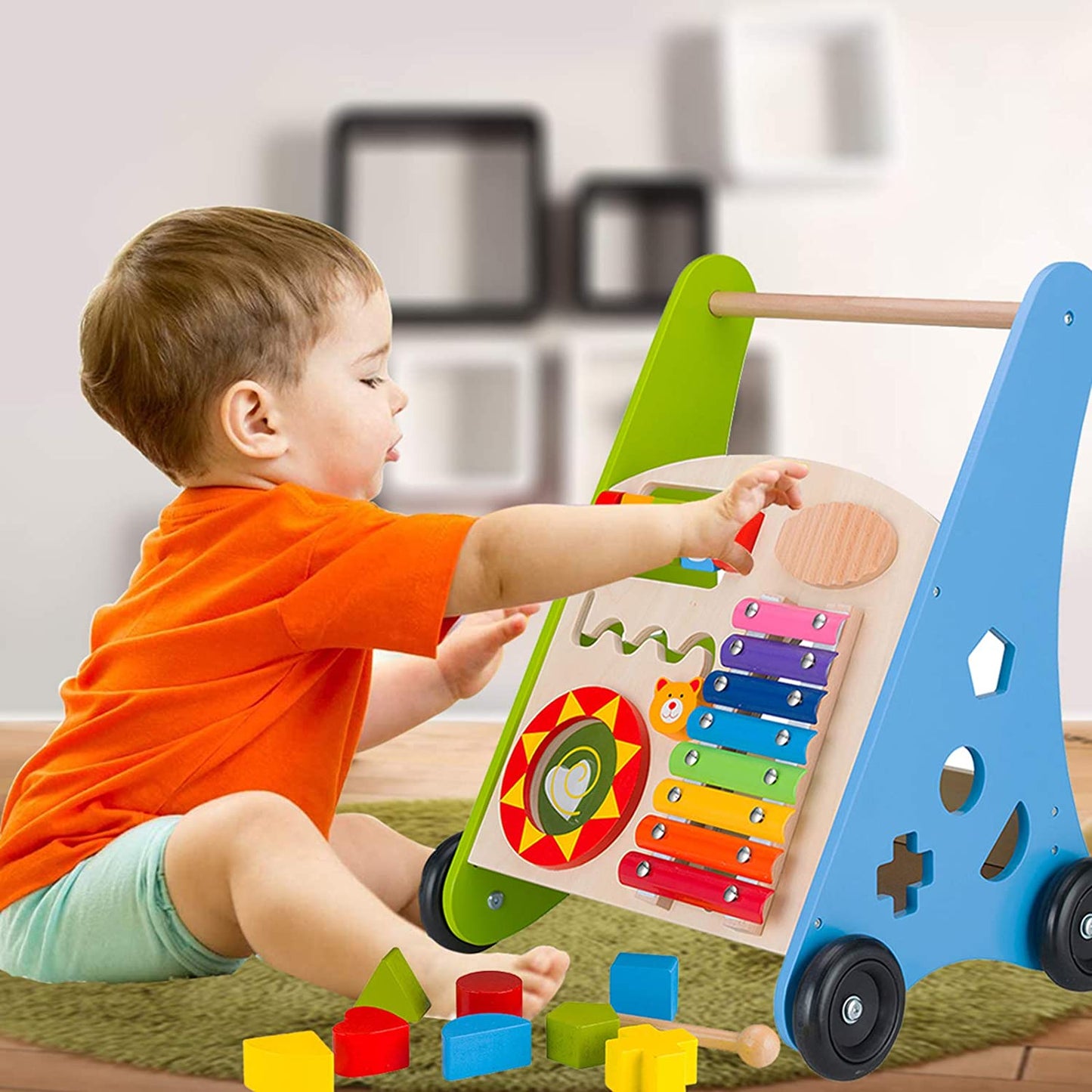 Keplr - Wooden Push and Pull Learning Walker